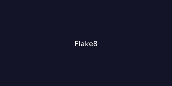 Flake8 placeholder